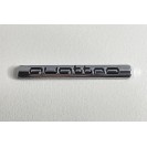 Эмблема надпись Quattro Audi 65x10mm хром