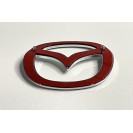 Емблема багажника Mazda 76x62 mm (хром/увігнута)