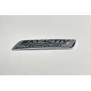 Емблема напис SKYACYIVE Technology на Mazda 100x20 mm (хром/чорний)