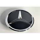 Эмблема радиаторной решетки Mercedes 185 mm (хром + черный) A1648880411