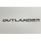Емблема напис Outlander на Mitsubishi 164x14 mm (хром)