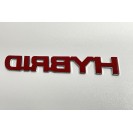 Эмблема надпись HYBRID на Nissan 150x25 mm (хром)