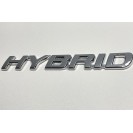 Емблема напис HYBRID на Nissan 150x25 mm (хром)