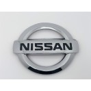 Емблема шильдик логотип на кришку багажника Nissan (Нісан) 105*90мм (Хром) (84890CD000)