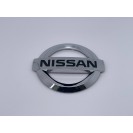 Эмблема шильдик логотип на крышку багажника Nissan (Ниссан) 113*95мм (Хром)