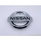 Эмблема шильдик логотип на решетку радиатора Nissan (Ниссан) 130*110мм (Хром) (62890-1KA0A)