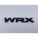 Емблема напис шильдик логотип WRX на кришку багажника Subaru (Субару) (Чорний матовий)