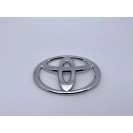Эмблема шильдик логотип Toyota (Тойота) 115*78мм (Хром)