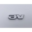 Емблема шильдик логотип напис багажника V6 Toyota (Тойота) 80*24мм (Чорний матовий) (7547304050)