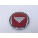 Эмблема шильдик логотип крышки багажника Fiat 500 (Фиат) 95мм (Хром) (735565897, 735521414, 735451029)