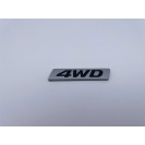 Емблема шильдик логотип напис 4WD на кришку багажника Hyundai (Хюндай) 86*20мм (Сірий+чорний) (863402Y500, 863402S500)