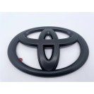 Эмблема шильдик логотип решетки радиатора Toyota Tundra (Тойота Тундра) 192*32мм. (Черный мат.)