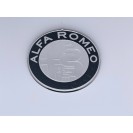 Емблема шильдик логотип значок Alfa Romeo (Альфа Ромео) 75мм (Метал)