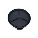 Колпачки, заглушки на диски Mercedes-Benz (75/72 мм) (1шт) черные матовые , 2204000125