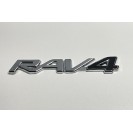 Эмблема надпись RAV4 на Toyota 160x25 mm (хром/4 черный)