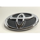 Емблема решітки радіатора Toyota 160x115 mm (хром/чорний) 7531106100