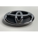 Эмблема решетки радиатора Toyota 160x110 mm (хром/черный) 7531212320 , 7530112400